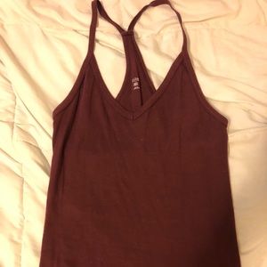 Maroon tank top